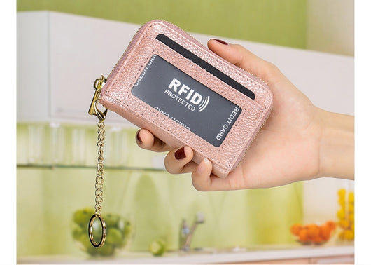Billetera Compacta de Cuero con Organizador de Tarjetas y Llaves - Image 18