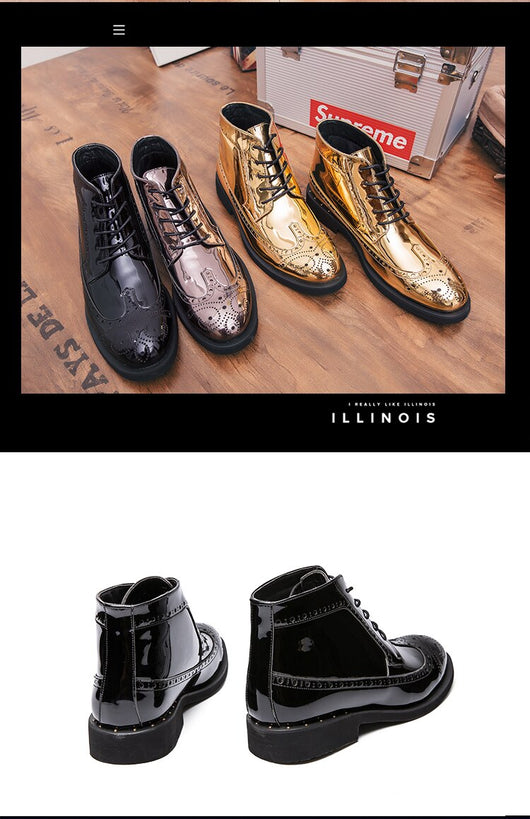 Botas de Cuero Brillante - Image 10