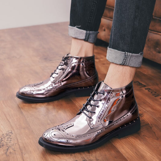 Botas de Cuero Brillante - Image 23