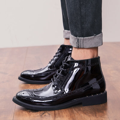 Botas de Cuero Brillante - Image 26