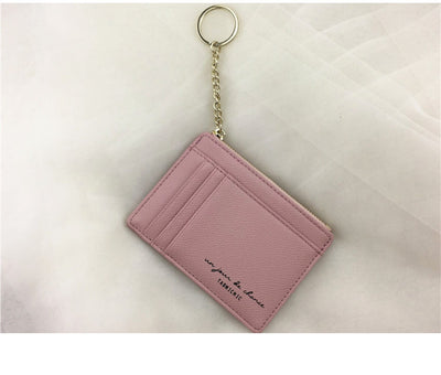 Cartera Minimalista Ultra Delgada con Cierre de Cremallera - Organizador de Documentos Retro - Image 17