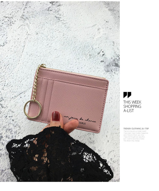 Cartera Minimalista Ultra Delgada con Cierre de Cremallera - Organizador de Documentos Retro - Image 18