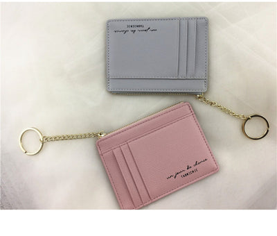 Cartera Minimalista Ultra Delgada con Cierre de Cremallera - Organizador de Documentos Retro - Image 25