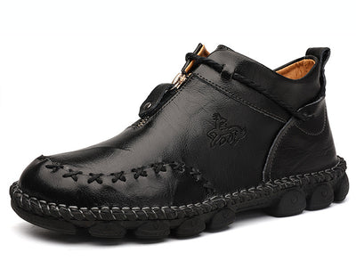Botas de Cuero Cosidas a Mano para Hombre - Image 11