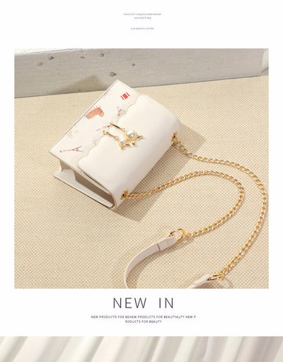 Bolso Bandolera Cadena Estilo Coreano para Mujer - Image 8