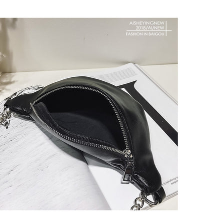 Bolsa Bandolera Pecho Mujer Coreana - Cadena Fashion Messenger Urbano - Image 8