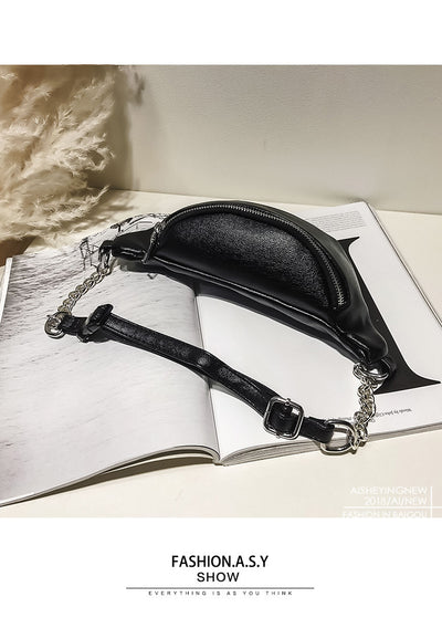 Bolsa Bandolera Pecho Mujer Coreana - Cadena Fashion Messenger Urbano - Image 10