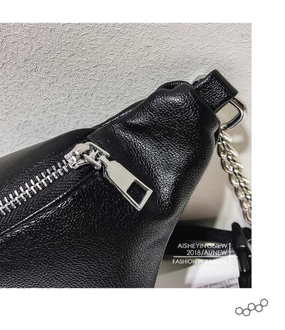 Bolsa Bandolera Pecho Mujer Coreana - Cadena Fashion Messenger Urbano - Image 12