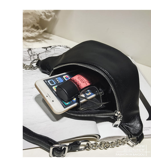 Bolsa Bandolera Pecho Mujer Coreana - Cadena Fashion Messenger Urbano - Image 16