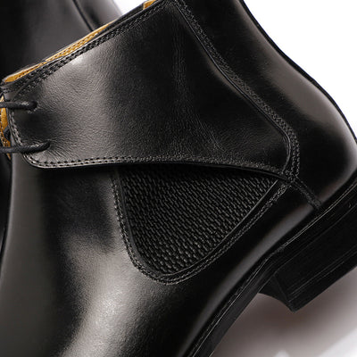 Botas Martin Altas de Cuero Transpirable Estilo Británico para Hombre - Image 13