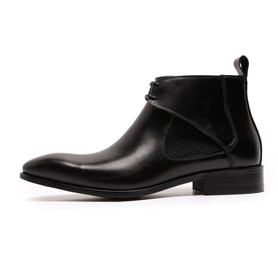 Botas Martin Altas de Cuero Transpirable Estilo Británico para Hombre - Image 15