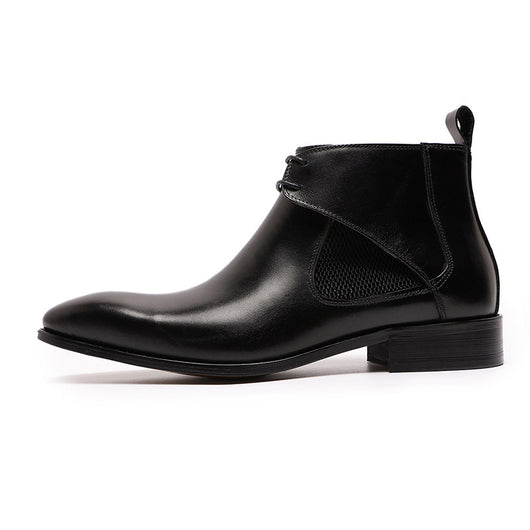 Botas Martin Altas de Cuero Transpirable Estilo Británico para Hombre - Image 15