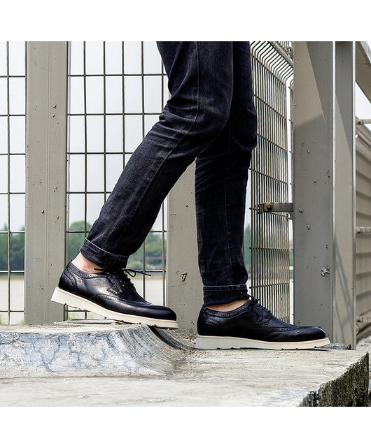 Zapatos Casuales Retro Británicos para Hombre - Talla Grande - Image 10