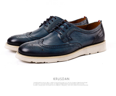 Zapatos Casuales Retro Británicos para Hombre - Talla Grande - Image 12