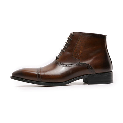 Botas Martin de Cuero con Cordones para Hombre - Talla Grande - Image 8