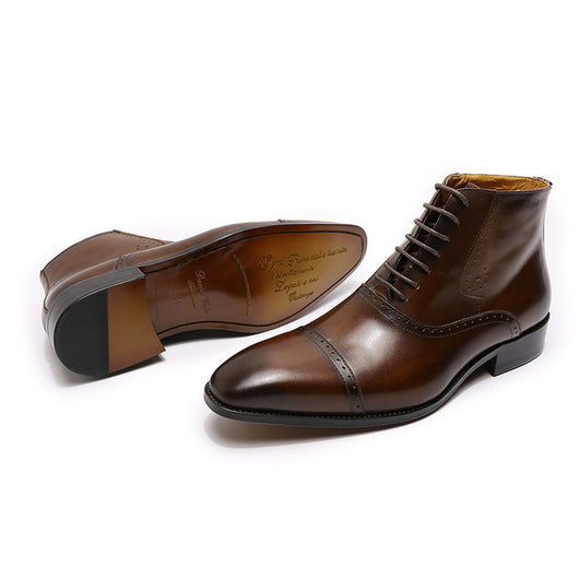 Botas Martin de Cuero con Cordones para Hombre - Talla Grande - Image 10