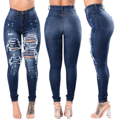 Pantalones Vaqueros Rotos para Mujer - Image 10