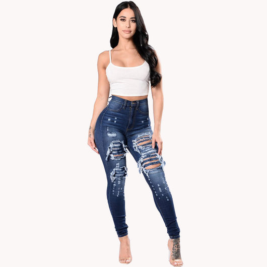 Pantalones Vaqueros Rotos para Mujer - Image 13