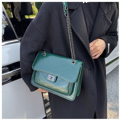 Bolso Mensajero Retro Texturizado Versátil para Mujer - Image 8