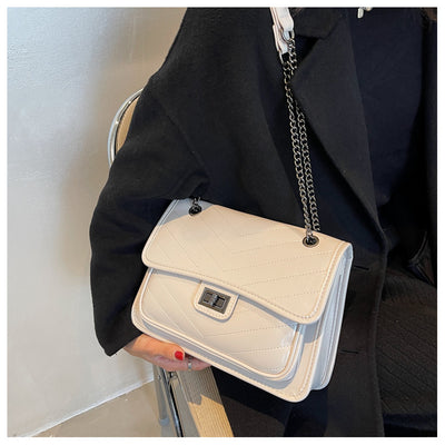 Bolso Mensajero Retro Texturizado Versátil para Mujer - Image 11