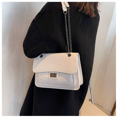Bolso Mensajero Retro Texturizado Versátil para Mujer - Image 13