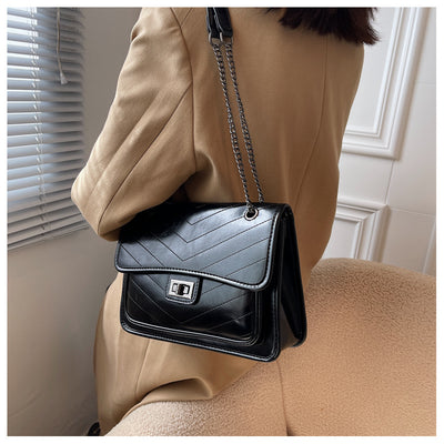 Bolso Mensajero Retro Texturizado Versátil para Mujer - Image 18