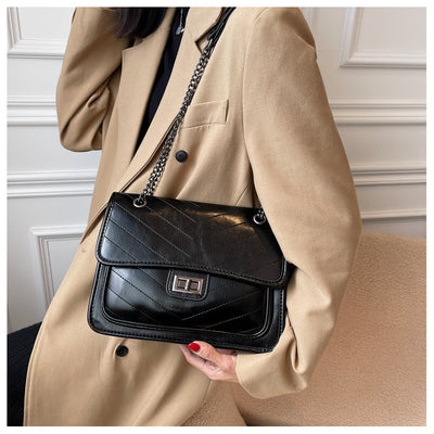 Bolso Mensajero Retro Texturizado Versátil para Mujer - Image 19