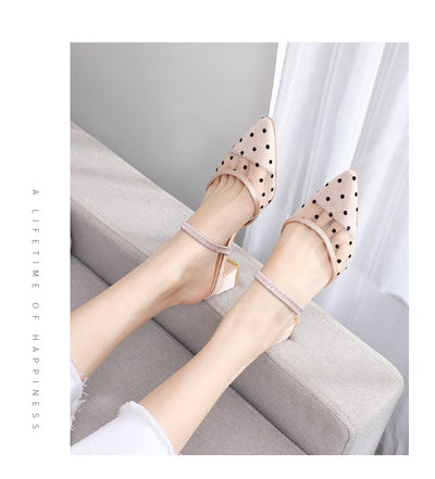 Sandalias de Tacón Alto Puntiagudas con Detalles Transparentes - Image 7
