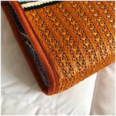 Bolso de Hombro Tejido en Paja Multicolor - Image 24