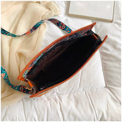 Bolso de Hombro Tejido en Paja Multicolor - Image 30