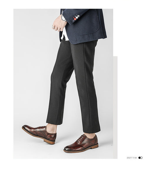 Zapatos Formales Hombre Estilo Británico Retro Pulido - Image 10
