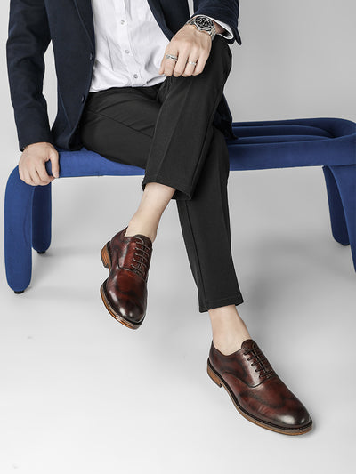 Zapatos Formales Hombre Estilo Británico Retro Pulido - Image 13