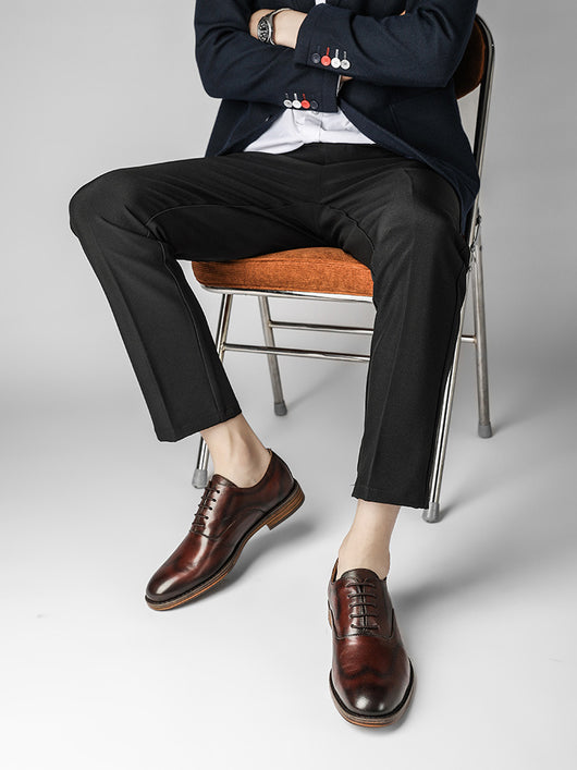 Zapatos Formales Hombre Estilo Británico Retro Pulido - Image 15