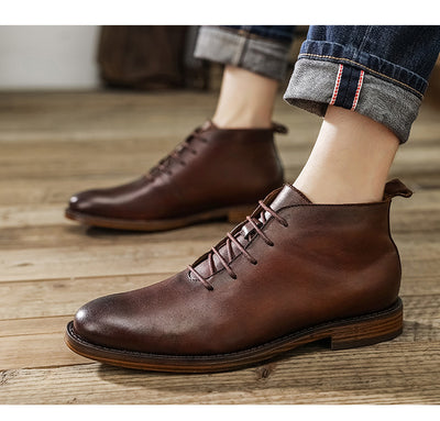 Botas de Cuero Premium para Hombre - Estilo Ejecutivo Inglés - Image 12