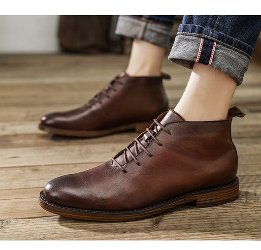 Botas de Cuero Premium para Hombre - Estilo Ejecutivo Inglés - Image 12