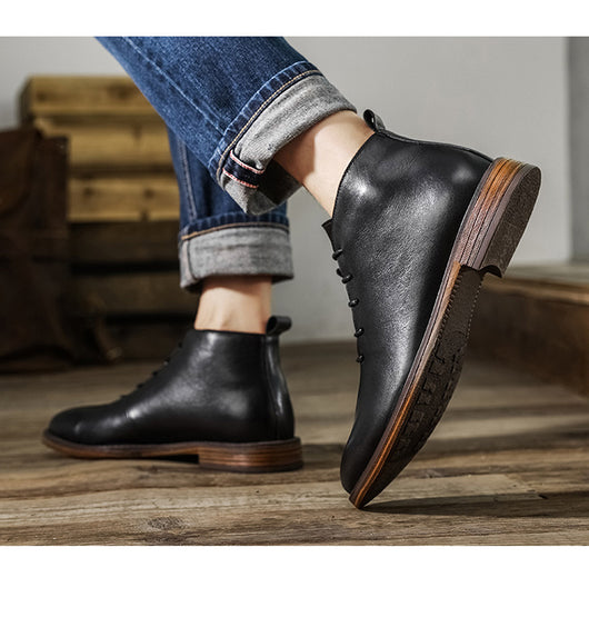 Botas de Cuero Premium para Hombre - Estilo Ejecutivo Inglés - Image 16