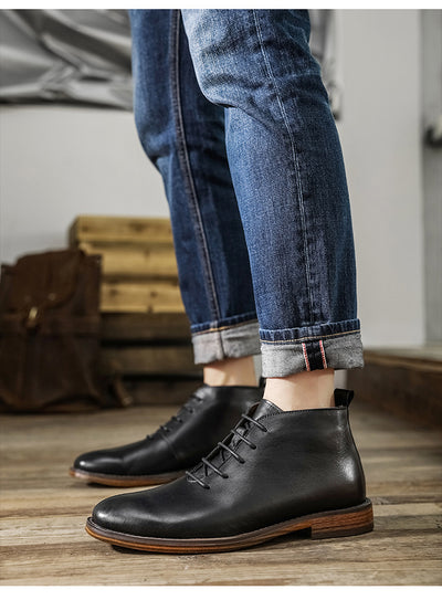 Botas de Cuero Premium para Hombre - Estilo Ejecutivo Inglés - Image 17