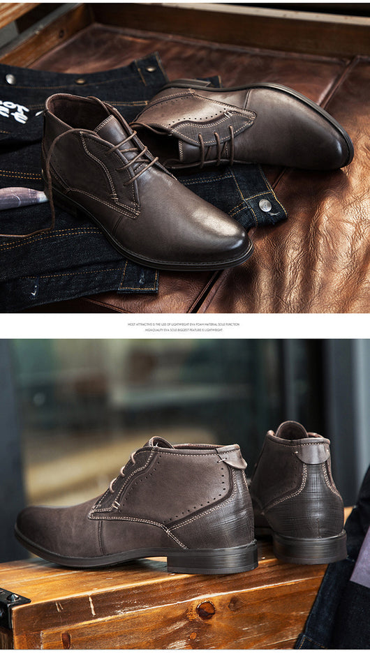 Botas Altas de Cuero Premium Estilo Caballero Inglés para Hombre - Image 14