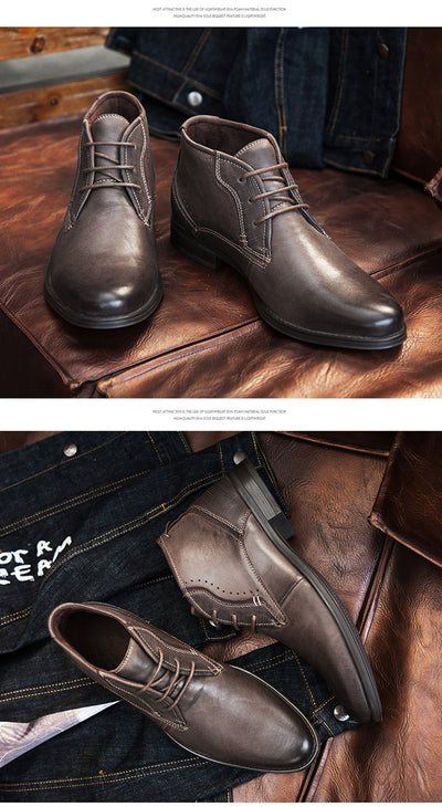 Botas Altas de Cuero Premium Estilo Caballero Inglés para Hombre - Image 15