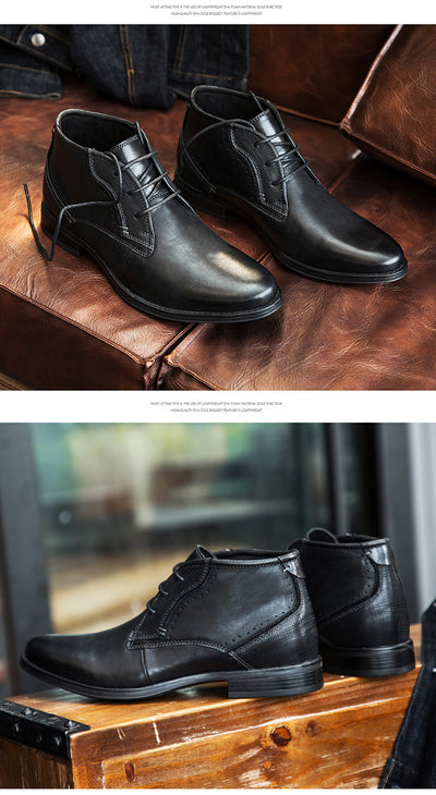 Botas Altas de Cuero Premium Estilo Caballero Inglés para Hombre - Image 16