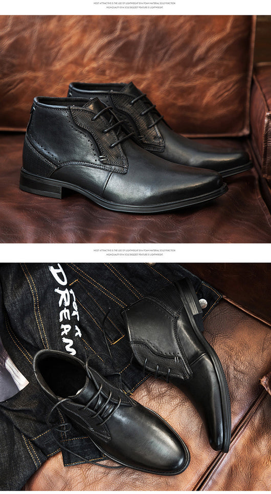 Botas Altas de Cuero Premium Estilo Caballero Inglés para Hombre - Image 17
