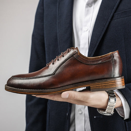 Zapatos de Vestir Ejecutivos Estilo Británico Clásico Pulido - Image 13