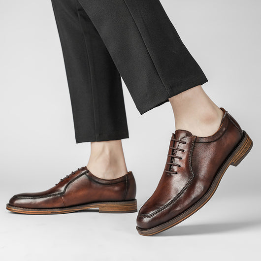 Zapatos de Vestir Ejecutivos Estilo Británico Clásico Pulido - Image 14