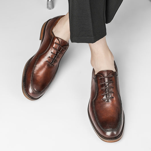 Zapatos de Vestir Ejecutivos Estilo Británico Clásico Pulido - Image 16