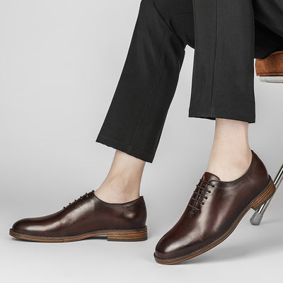Zapatos de Negocios Estilo Británico Retro Pulido Baja Caña - Image 14