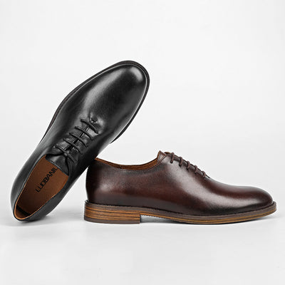 Zapatos de Negocios Estilo Británico Retro Pulido Baja Caña - Image 17
