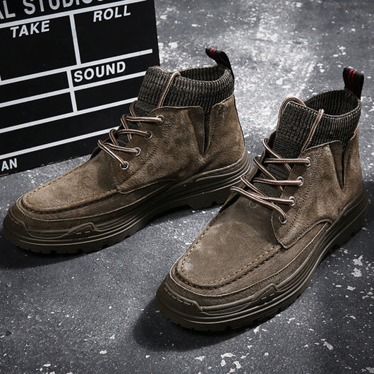 Botas Altas Outdoor Estilo Coreano - Calzado de Aventura Premium - Image 12