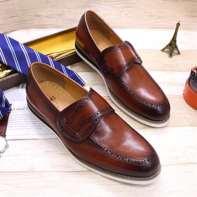 Zapatos de Cuero Británicos Artesanales para Hombre - Estilo Casual - Image 8