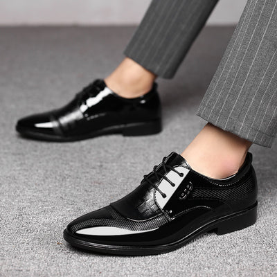 Zapatos de Vestir Ejecutivos Talla Grande para Hombre con Cordones - Image 17
