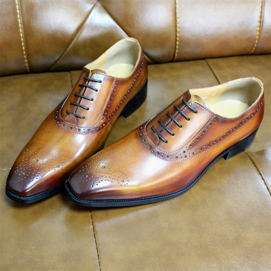 Zapatos de Cuero Genuino para Hombre - Estilo Ejecutivo Clásico - Image 11